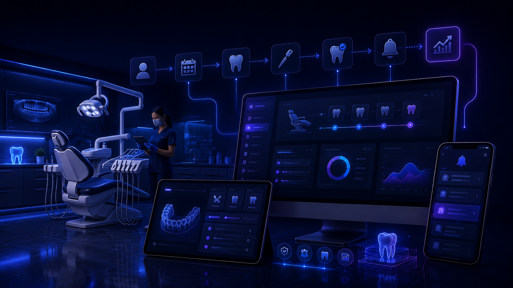 Visuel VVZ ERP Suite pour le flux administratif d’un cabinet dentaire